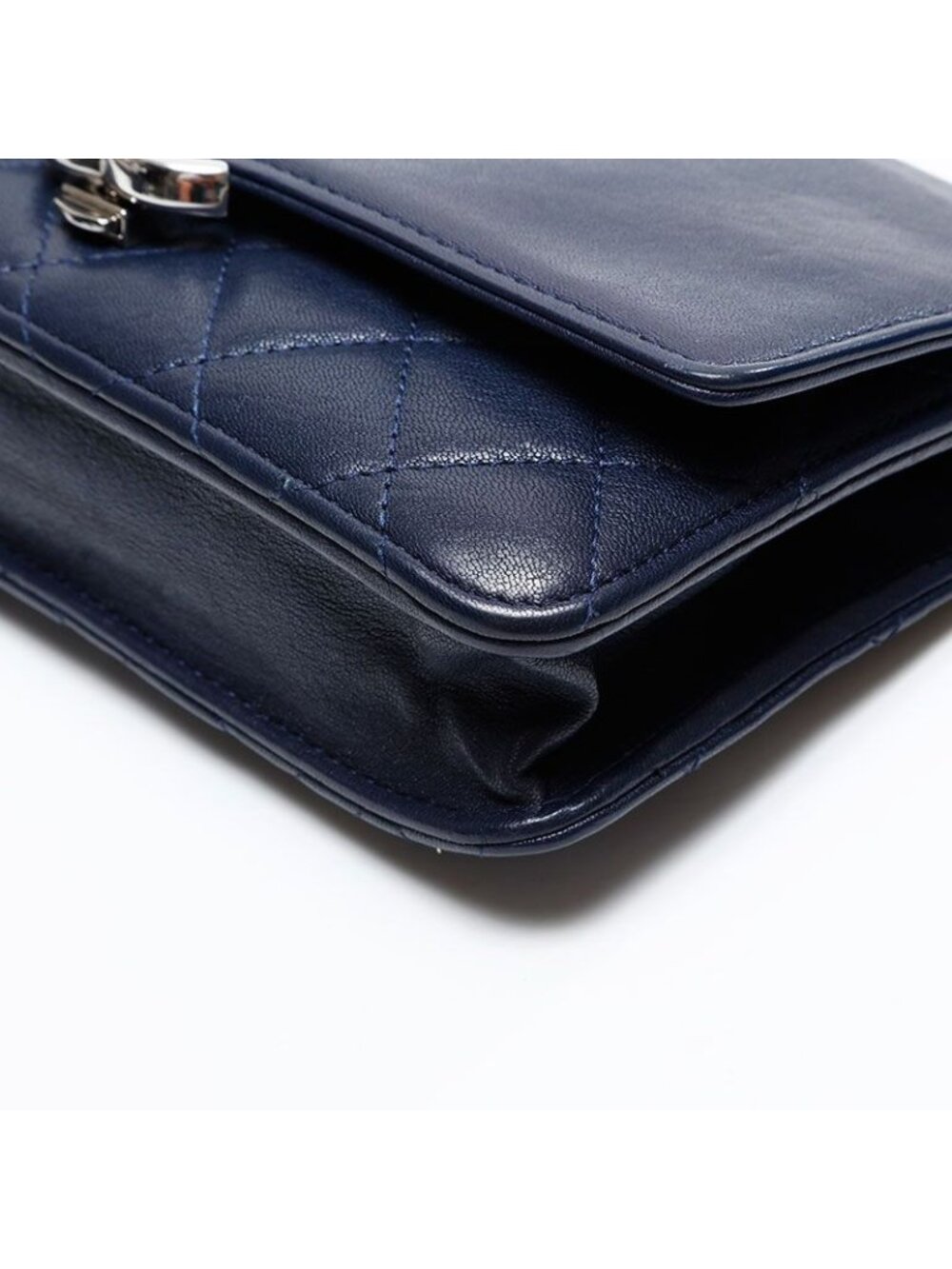 Chanel Shoulder Bag Half CC Logo Chain Wallet - Picture 6 of 10